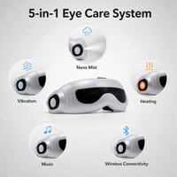 Masseur oculaire électrique rechargeable en gros avec thérapie thermique et vibrations pour soulager les yeux secs – Appareil intelligent de relaxation oculaire