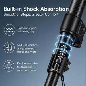 Bastón <span class=keywords><strong>de</strong></span> Fibra <span class=keywords><strong>de</strong></span> Carbono para Personas Mayores con Asiento Acolchado y <span class=keywords><strong>Punta</strong></span> <span class=keywords><strong>de</strong></span> Goma - Equipo Médico y Cuidado <span class=keywords><strong>de</strong></span> la Salud - Product Image 3