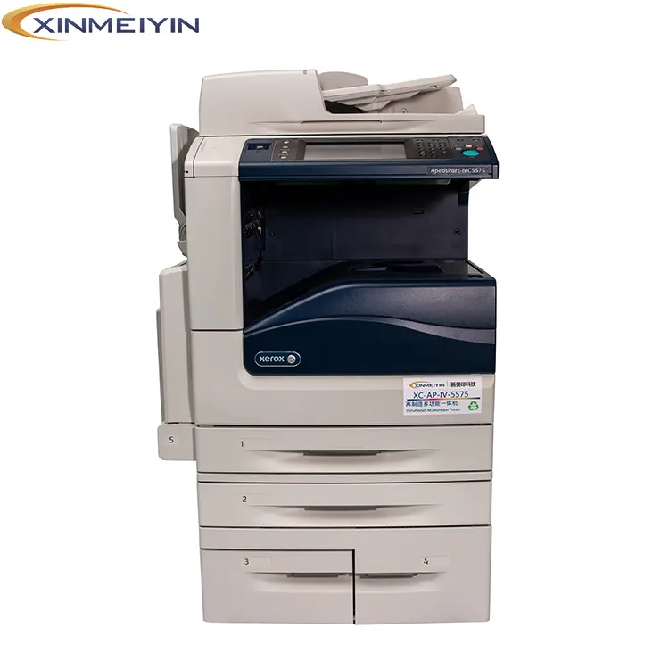 XeroxX V5575 Printer Berkecepatan Tinggi Digunakan DI Mesin Fotokopi Pemindai Refurbish Warna-warni Bekas