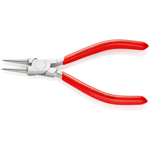 KNIPEX 44 13 J1 Circlip <b>pliers</b> for internal circlips with holes coated in chrome-plated synthetic resin 140 - Product Image 2