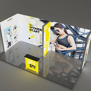 Sistema Modulare di Stand Espositivi Retroilluminati, Lightbox Pubblicitario a Forma di <span class=keywords><strong>L</strong></span>, Sistema di Esposizione OEM - Product Image 1