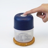 Fabrieksgroothandel 250ml PP-container mini elektrische groentehakker 3 messen draagbare babyvoedselprocessor voor knoflook