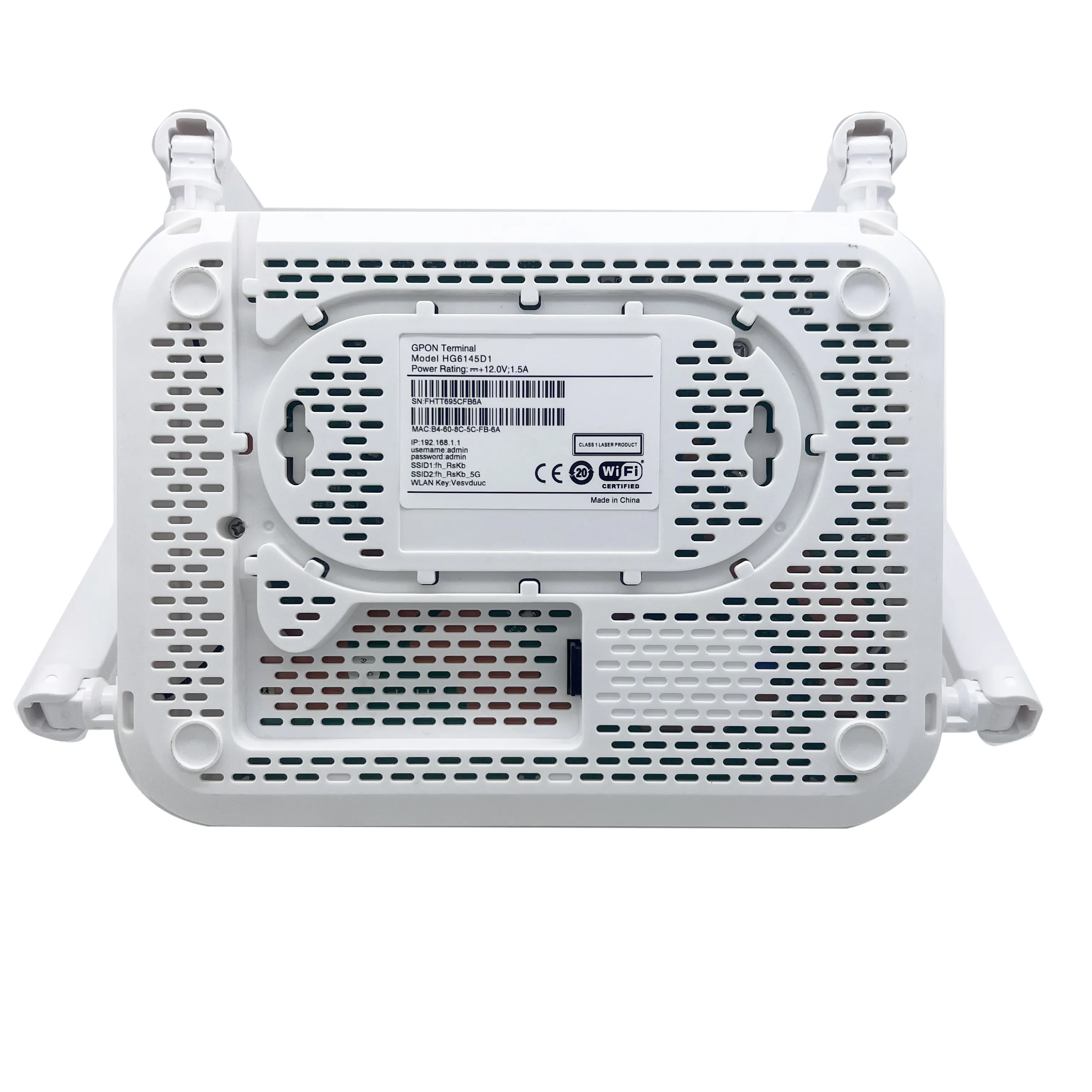 Gpon Onu Ont HG6145D1 4GE + 1TEL 2,4G/5G двухдиапазонный Wi-Fi 5 AC 1200 Мбит/с модем волоконно-оптическая английская прошивка