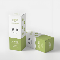 Boîtes d'emballage en papier pliables recyclables personnalisées, impression quadricolore, revêtement UV pour vernis à ongles, huiles cosmétiques, marque OME