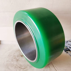 <span class=keywords><strong>Pneu</strong></span> solide en polyuréthane avec bande en acier, non-marquant, à pression, pour chariot élévateur électrique, 254x121x165mm (10x4.75x6.5 pouces) - Product Image 3