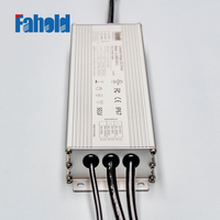Drivers LED à tension constante de classe 2, multi-canaux, PWM/RX, AC-DC 24V, étanches IP67, 192W, 0-10V, Fahold
