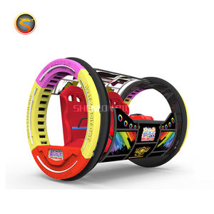 Amusement Kiddie y Adult 2 Asientos 360 Grados Rolling Battery Balance <span class=keywords><strong>Happy</strong></span> Wheel Yoyo Car Ride para la venta - Product Image 6