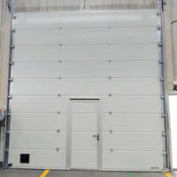 Puertas de Garaje Seccionales Corredizas Laterales con Certificación CE, Ventana Transparente, Control Remoto, Puerta Seccional, Puerta Elevadora Industrial