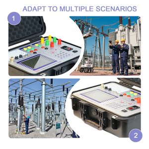 Probador de Capacidad de Transformadores de Pantalla Extra Grande, Prueba de Pérdidas de Transformadores de Potencia para Pruebas de Impedancia de Cortocircuito - Product Image 2