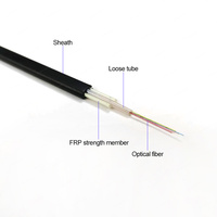 Cable de Fibra Óptica para Exteriores, Monomodo G652D, 1-24 Núcleos, ASU HANLI/OEM, Precio Directo de Fábrica de Zhejiang