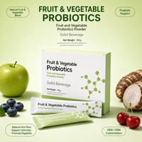 Poudre Probiotique de Fruits et Légumes OEM ODM Marque Privée Vente en Gros Pomme Myrtille Cerise Prébiotique pour Autres Compléments Alimentaires