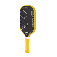 Raquette de pickleball monobloc en fibre de carbone mate T700 Tour Pro, flexible, avec logo personnalisé Jiule, taille personnalisée, Schlger