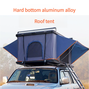เต็นท์หลังคารถแบบป๊อปอัพโครงอะลูมิเนียม ผ้าใบกันน้ำอ๊อกซ์ฟอร์ด เสาตรง สำหรับรถออฟโรด 4x4 สำหรับตั้งแคมป์ 4 ชั้น 4 คน - Product Image 2