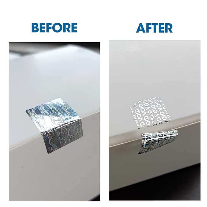 Holographic Security PET Label Unique Serial Numbering Void Tamper Proof Vinyl Sticker for Pharmaceutical Products