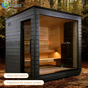 Sauna Infrarroja para Exteriores con Vestuario, para 1-3 Personas - Product Image 1