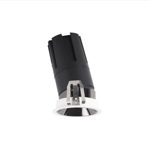 Luminaria LED Empotrada en el Techo, con Marco de Aluminio, Acabado Moderno en Blanco y Negro, para Uso Comercial en Interiores - Product Image 6