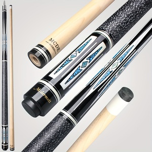 ไม้คิวพูล McDermott Z2 Series รุ่นมืออาชีพ - ไม้เมเปิลแคนาดาขนาด 58 นิ้ว, หัวคิวขนาด 12.5 มม. ลดการสะท้อนเพื่อการควบคุมที่ดี, แบบสองชิ้น - Product Image 1