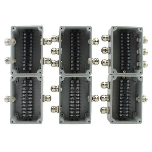 Chết đúc nhôm không thấm nước bao vây điện tử <span class=keywords><strong>saipwell</strong></span> IP66 chống thấm kim loại hộp nhôm dự án Hộp thiết bị đầu cuối hộp - Product Image 2