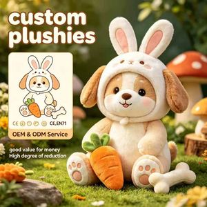 Peluche de Conejo Shiba Personalizado al por Mayor, Animal de Peluche Suave para Decoración de Pascua y Suministro al por Mayor - Product Image 1