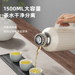 Temeco Stainless Steel Thermos <b>Flask</b> <b>Large</b> Capacity 24H Insulation With Handle For Travel - Product Image 3