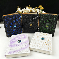Carnet Œil de Dragon en Cristal Naturel Sculpté à la Main, le Plus Vendu, Journal Unique en Relief 3D pour Décoration d'Intérieur et Cadeau de Fêtes