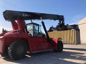 Chariot élévateur à fourche diesel Klamar DRF450 de 45 tonnes d'occasion, fabriqué en Suède, certifié CE, année 2012 - Product Image 6