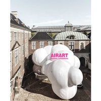 De grande taille allument le nuage géant gonflable pour la décoration carrée extérieure
