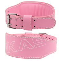 MKAS Ceinture d'haltérophilie multicolore de haute qualité Anime Gym Powerlifting Training Ceinture d'haltérophilie en cuir