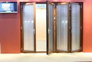 Glass Thermal Break Insulated Fold Toilet <strong>Back</strong> <strong>Door</strong> 180 Degree Bi-Folding <strong>Door</strong> System with Modern Design and 5 Year Warranty - Product Image 4