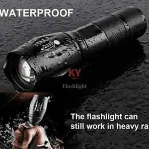 High Power Camp Waterproof Flash Light Set Powerful USB Rechargeable Tactical Torches Flashlights, Led Flashlight Manufacturer