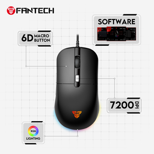 FANTECH KANATA VX9S Kabel gebundene Gaming-Maus RGB 7200 DPI 6 Programmier bare Tasten Maus - Product Image 6