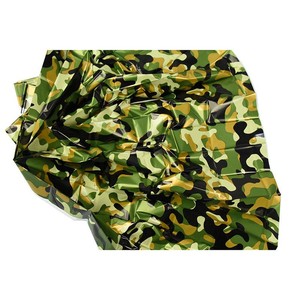 Manta de Emergencia de Camuflaje 2.1x1.3m, Portátil, Térmica, para Supervivencia, Camping, Uso en Exteriores, Poliéster/Algodón, Lavable a Mano - Product Image 3