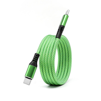 Kabel Tipe-C ke Tipe-C 1m 3A 60W Nylon Laris 2026 untuk Komputer