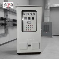 Panneau de commande électrique en acier inoxydable IP54 800A 380V personnalisé avec contrôle PLC, armoire de distribution d'énergie automatique pour applications industrielles et thermiques