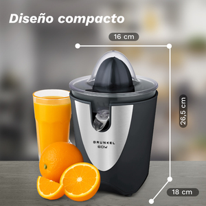 Presse-agrumes électrique Grunkel Citrus Juicer 60W en acier inoxydable pour la préparation de jus frais - Product Image 3
