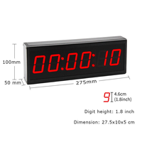 NAJA F514 Cible de boxe numérique LED haut de gamme avec affichage, minuteur de compte à rebours et buzzer, en ABS, pour soirées de jeu et activités en classe