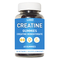 Gomitas de Creatina de Marca Propia OEM, Suplemento para Aumentar la Energía Muscular y la Recuperación Muscular Durante el Ejercicio