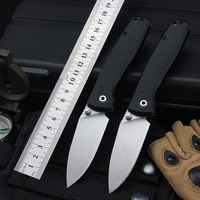 Couteau de poche pliable à lame en acier D2 avec poignée en aluminium personnalisable OEM