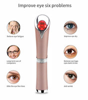 Huisgebruik Anti-Aging Acne Verwijdering Rimpelvermindering Persoonlijke Verzorging Pen Rood Blauw Gezichtsverzorging Gereedschap Stick Oogmassager Gezichtsverzorgingsapparaat