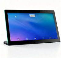Tablette PC Android à écran tactile en forme de L de 14,1 pouces pour la publicité des menus de restaurant