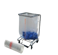 Sacs à linge biodégradables en PVA à soufflets latéraux, solubles dans l'eau chaude à 65°C, à dissolution rapide, pour usage domestique