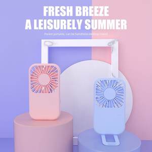 Mini ventilateur USB portable pour séchage de cils, design dessin animé, rechargeable, à poser sur le bureau, trois vitesses de vent - Product Image 3