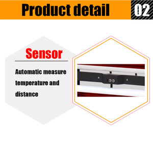 Lámparas de curado de pintura infrarrojas automáticas con sensor de distancia y temperatura Equipo de Cuidado de Automóviles de tres tubos - Product Image 5