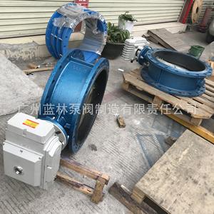 วาล์วผีเสื้อแบบหน้าแปลนลมสำหรับเหล็กหล่อ D641X-16Q; วาล์วผีเสื้อควบคุมด้วยลมแบบสแตนเลส - Product Image 3