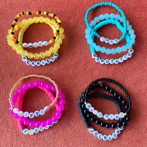 Pulsera inspirada en la venta caliente, pulseras de Amistad rápidas apilables personalizadas bohemias - Product Image 2