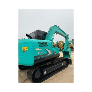 Excavadora de cadenas KOBELCO SK75 usada, excavadora de segunda mano KOBELCO SK75, excavadoras usadas con precio competitivo. - Product Image 1
