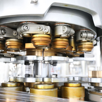 Machine de remplissage entièrement automatique pour boissons en conserve en aluminium, avec structure rotative de haute précision, pour boissons gazeuses et eau