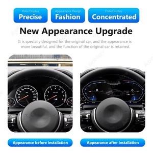 จอ LCD ดิจิตอลในรถยนต์ขนาด 12.3 นิ้ว สำหรับ BMW ซีรีส์ 3 รุ่น E90 E91 E92 E93 ปี 2004-2012 จอ LCD ดั้งเดิม พร้อมเครื่องเล่นสเตอริโอและมาตรวัดความเร็วเสมือนจริง - Product Image 5