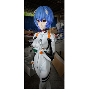 Estatua de Resina de Rei Ayanami de <span class=keywords><strong>Genesis</strong></span> Evangelion EVA, Tamaño Real 1:1, Figura de Anime Coleccionable para Decoración - Product Image 3