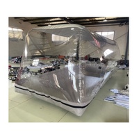 Fournisseur d'usine Tente de garage gonflable pliable transparente et étanche pour voiture, en PVC, protection UV 90%